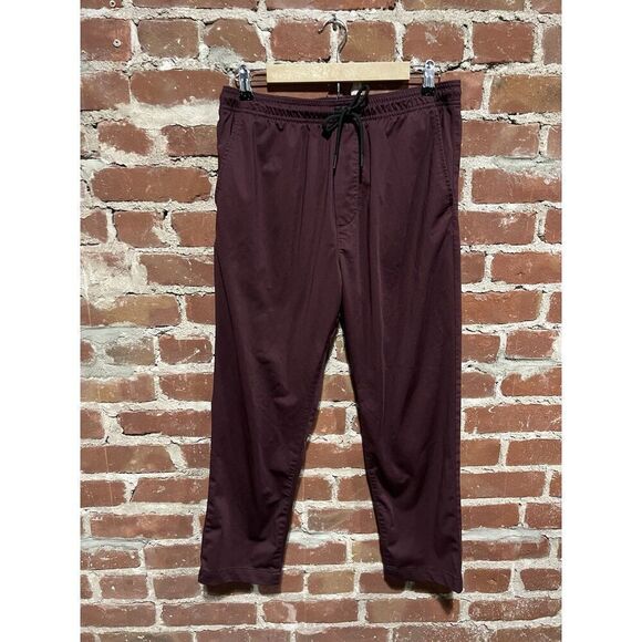 American Eagle Mens Red Athletic Sweatpants w/ Drawstring Size Medium - Picture 1 of 3